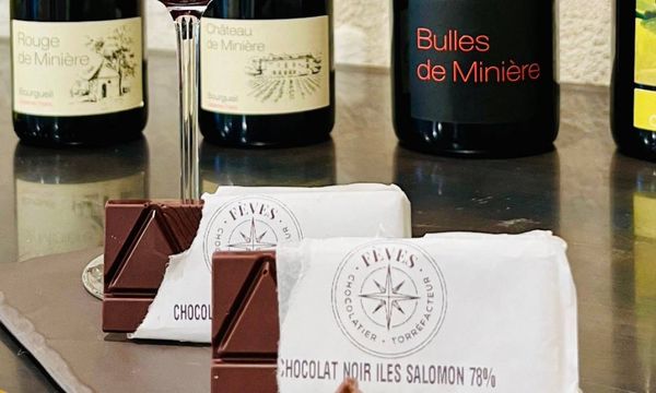 Degustación de vino y chocolate-photo