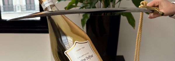 Sabrage Champagne Caroline Dufour Blanc de Blancs-photo