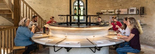 Wine tasting at the vineyard-photo
