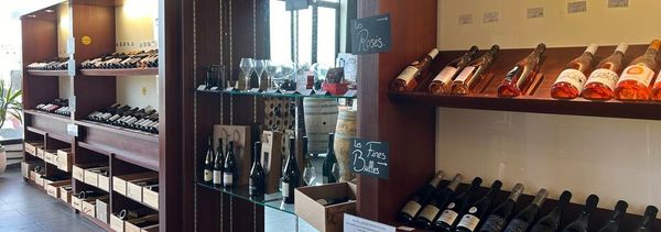 Dégustation au comptoir de vins d'Anjou Saumur-photo
