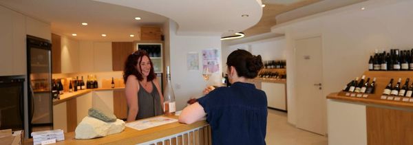 Dégustation au comptoir de vins d'Anjou Saumur-photo