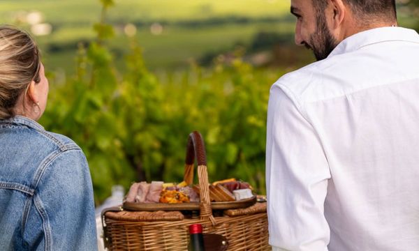 Picknick, Wein & Panorama-photo