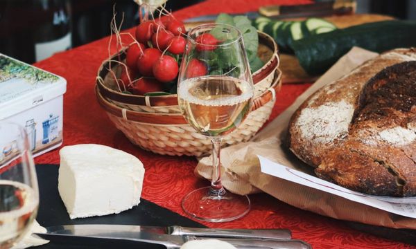 Visite Saint Germain, dégustation vins et fromages-photo